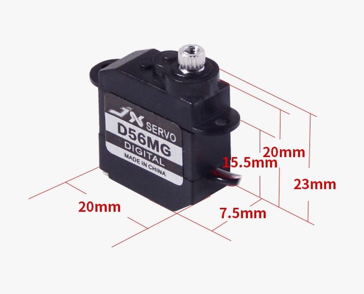 Сервопривод JX Servo PDI-D56MG Coreless Metal Gear digital - купить с доставкой