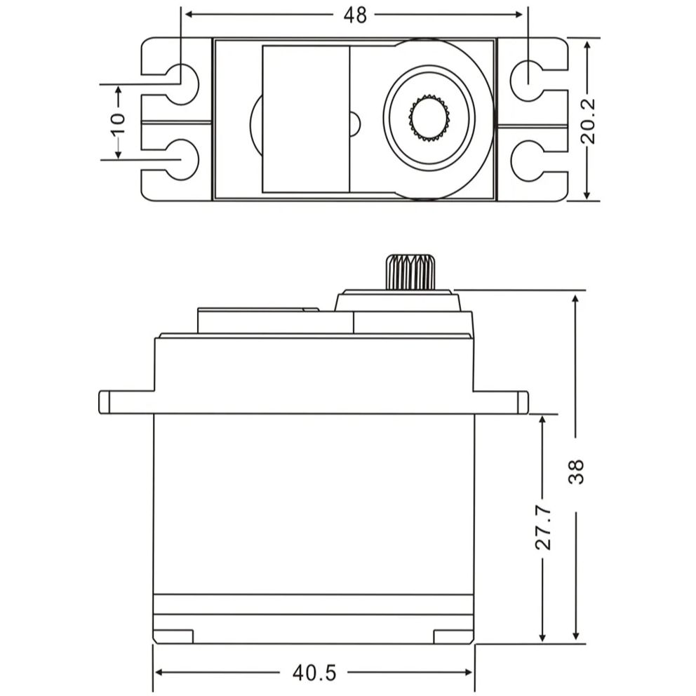 Сервопривод JX Servo PDI-6208MG Metal Gear digital - купить с доставкой