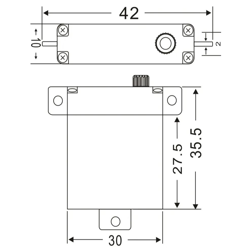 Сервопривод JX Servo PDI-2105MG Metal Gear digital - купить с доставкой