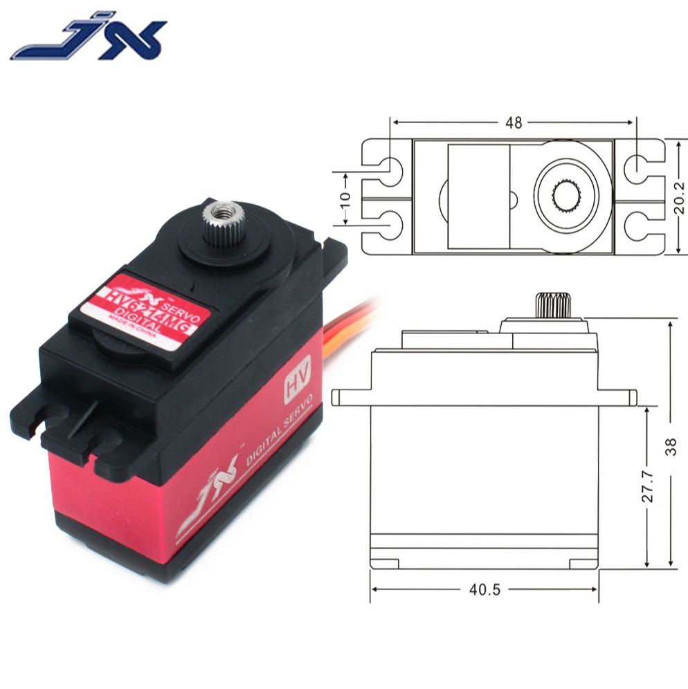 Сервопривод JX Servo PDI-HV6214MG Metal Gear digital - купить с доставкой