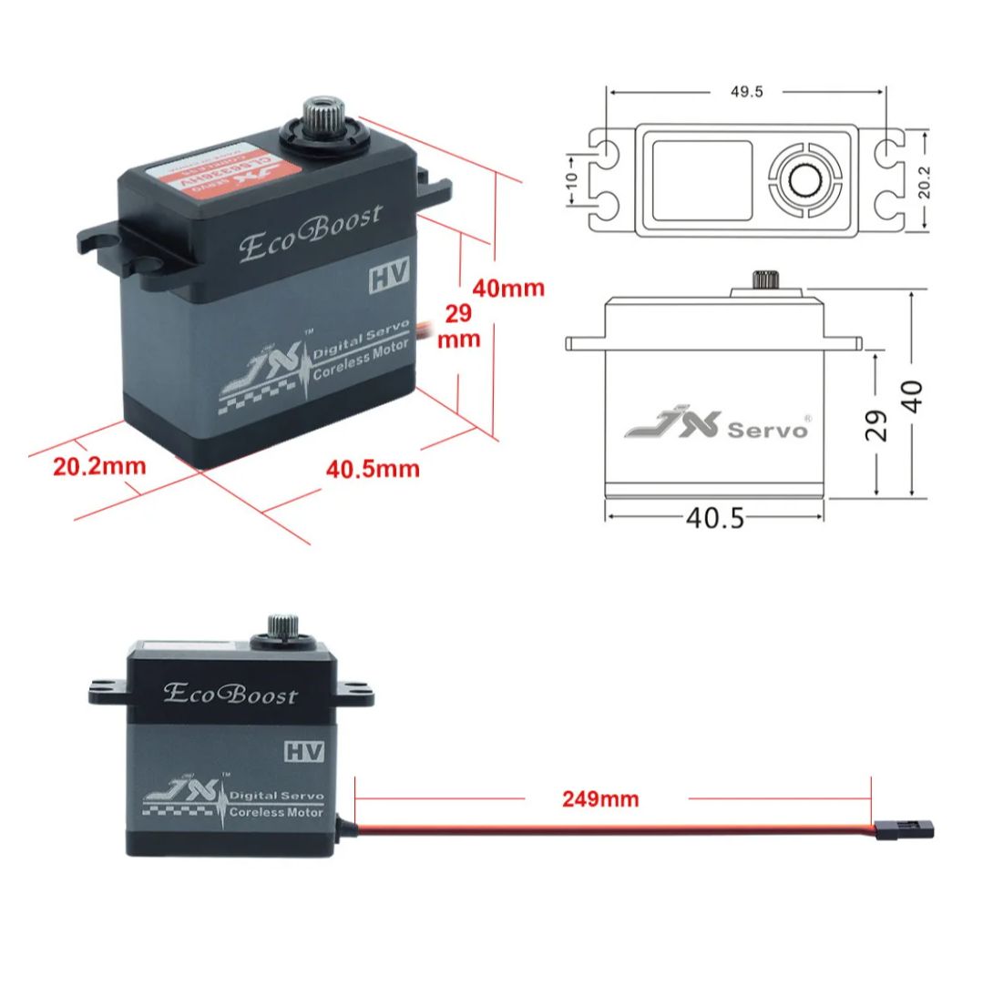 Сервопривод JX Servo CLS6336HV HV Coreless Metal Gear digital - купить с доставкой